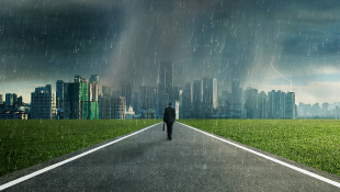 "Ongoing Storm" Rules for the Northeast (Connecticut, Massachusetts, New Jersey, New York & Rhode Island) Businessman facing a storm