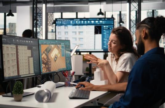 The Single Source of Truth in Construction Projects: Reality or Myth? People working on CAD