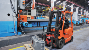CISA Clarifies – Construction is Part of Critical Infrastructure Activities Forklift truck carrying materials