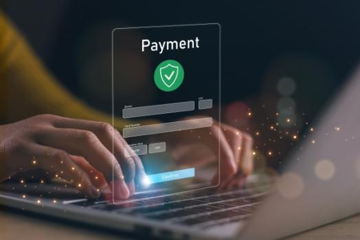Payment made on computer