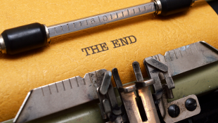 Effectively Managing Project Closeout: It Ends Where It Begins The end printed on paper in typewriter