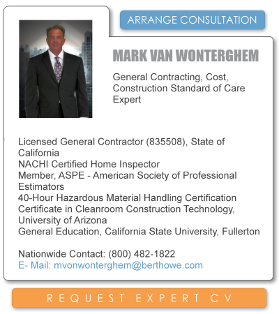 Construction Standard of Care Expert Witness