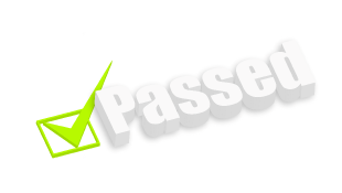 Green check next to Passed