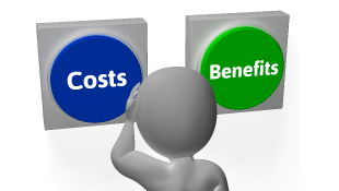 Costs Benefits buttons