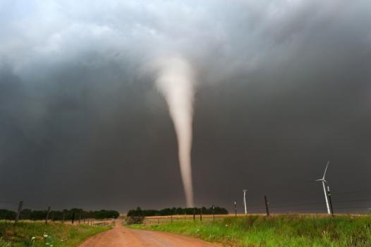 Tornado on plains