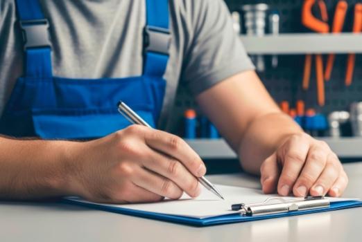 NJ Public Works Contractors Beware – Pay Special Attention When Submitting Your Public Works Contractor Registration Worker filling out form