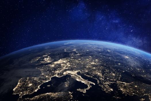 View of Earth from space