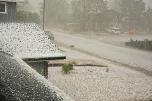 Hail storm