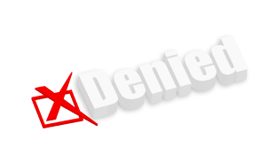 Insurer Motion to Intervene in Underlying Case Denied Denied with red x through box