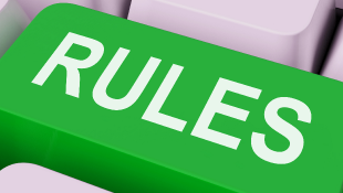 Rules green key on keyboard
