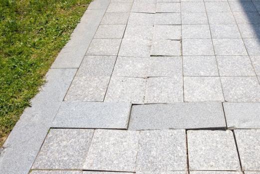 Uneven sidewalk