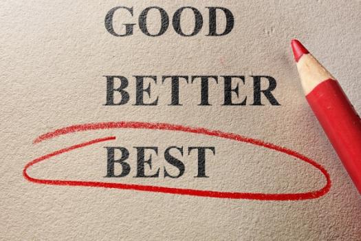 Good better best best circled