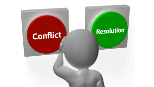 Conflict Resolution buttons
