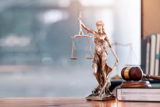 Tony Sonnett Secures Highly Favorable Verdict for Client in Admitted Liability Case in Which Plaintiff Sought $34.5M Lady law next to gavel