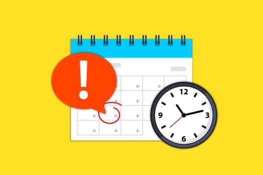 When Projects Go Off Schedule: Navigating Construction Delays and Disputes Deadline on calendar exclamation point clock
