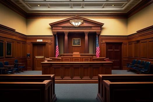 Law courtroom