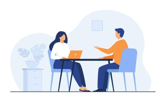 In-House Insight at CSC Illustration of interview