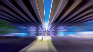 Revised Cause Identified for London's Wobbling Millennium Bridge After Two Decades Blurred driving through bridge