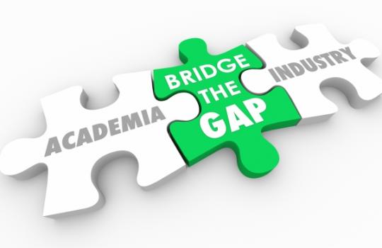 Bridging Academia and Industry Academia Bridge the Gap Industry Puzzle Pieces
