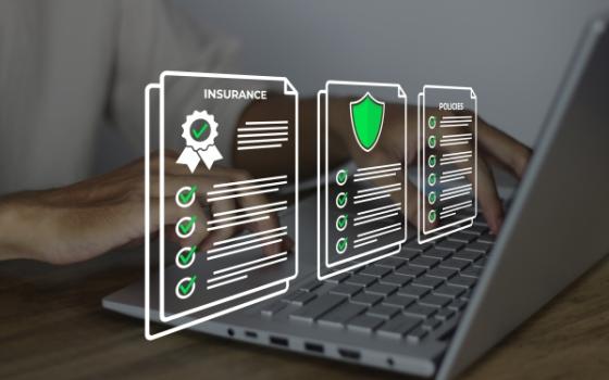 Insurance policies on computer